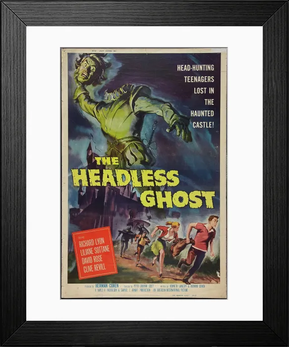 Framed Print : THE HEADLESS GHOST, 1959