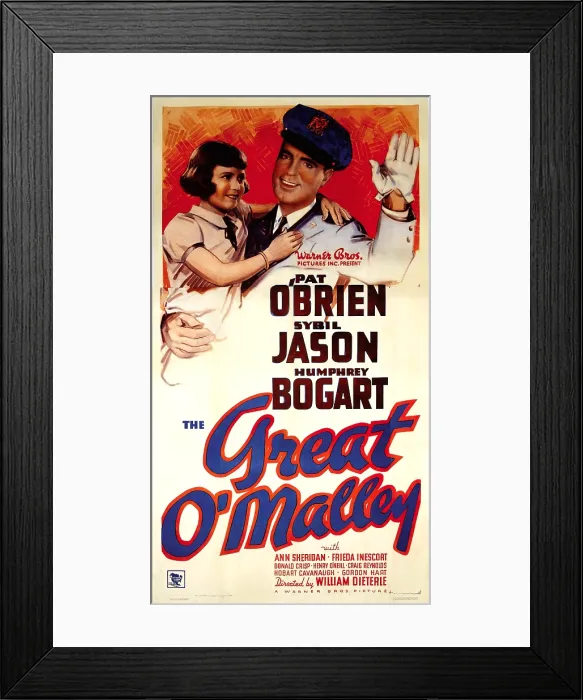 Framed Print : THE GREAT O'MALLEY, top from left: Sybil Jason, Pat O'Brien, 1937 Framed Print : THE GREAT O'MALLEY, top from left: Sybil Jason, Pat O'Brien, 1937