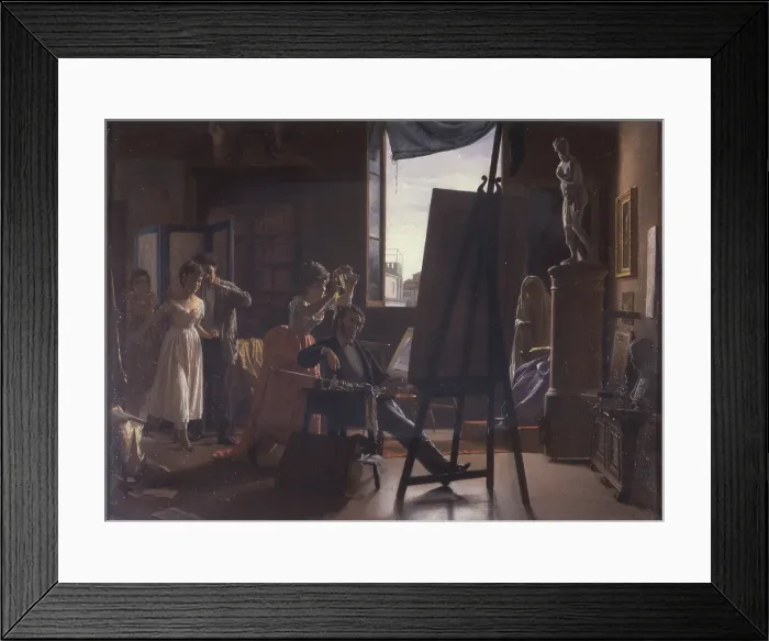Framed Print : The Laurel, by Napoleone Nani, 1870, 19th century, oil on canvas, 38 X 50 cm - Italy, Lombardy, Milan, Milan Modern Art Gallery, GAM, Villa Reale, VIlla Belgiojoso Bonaparte Framed Print : The Laurel, by Napoleone Nani, 1870, 19th century, oil on canvas, 38 X 50 cm - Italy, Lombardy, Milan, Milan Modern Art Gallery, GAM, Villa Reale, VIlla Belgiojoso Bonaparte