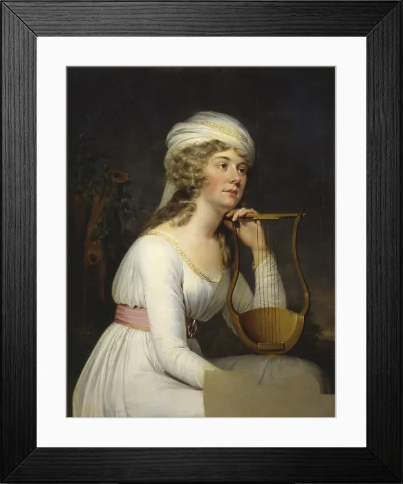 Framed Print : Portrait of a Musician, by British artist, 19th century, oil on canvas. - Italy, Lombardy, Milan, Brera Collection. Whole artwork view Framed Print : Portrait of a Musician, by British artist, 19th century, oil on canvas. - Italy, Lombardy, Milan, Brera Collection. Whole artwork view