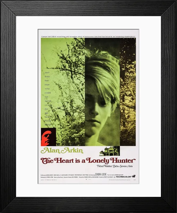 Framed Print : THE HEART IS A LONELY HUNTER, US poster, from left: Alan Arkin, Sondra Locke, 1968