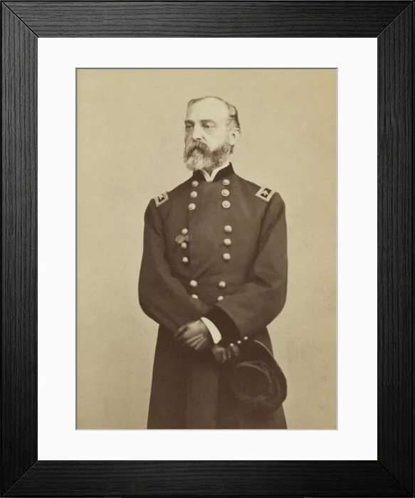 Framed Print : Major Gen. George Meade had been the commander of the union Army of the Potomac for six days when the Battle of Gettys began. Under Gen Framed Print : Major Gen. George Meade had been the commander of the union Army of the Potomac for six days when the Battle of Gettys began. Under Gen