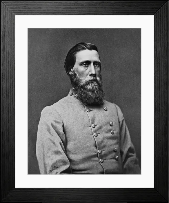 Framed Print : Confederate General John Bell Hood, c. 1861-65, was a brave, aggressive, and at times, a reckless battle commander Framed Print : Confederate General John Bell Hood, c. 1861-65, was a brave, aggressive, and at times, a reckless battle commander
