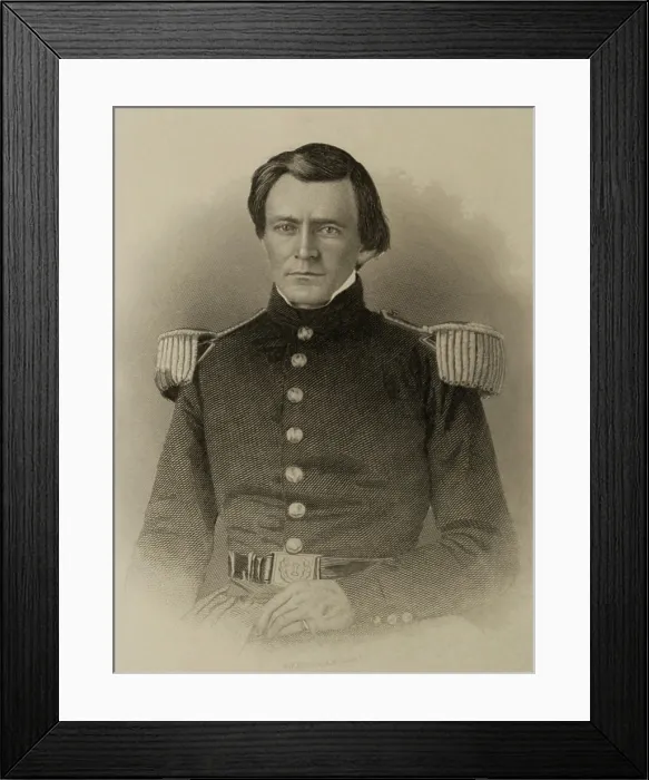 Framed Print : Ulysses Grant in a Lieutenants uniform, c. 1843-45, after his graduation from West Point (BSLOC_2018_10_11)