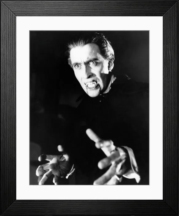 Framed Print : HORROR OF DRACULA, Christopher Lee, 1958