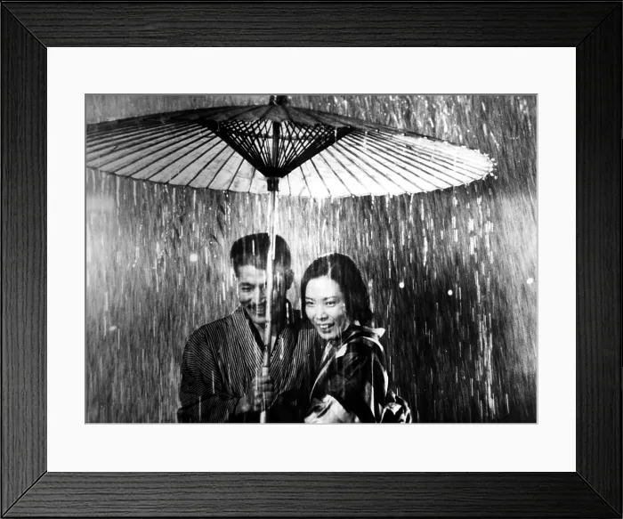 Framed Print : IN THE REALM OF THE SENSES, (aka AI NO CORRIDA), Tatsuya Fuji, Eiko Matsuda, 1976