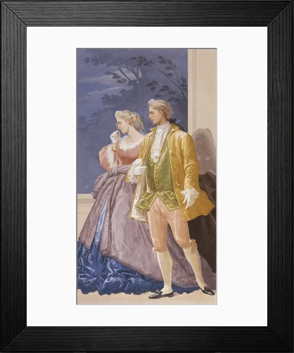 Framed Print : Decoration of Villa Revedin's Ballroom in Castelfranco Veneto, by Giacomo Casa, 1865, 19th century, fresco - Italy, Veneto, Castelfranco Veneto, Villa Revedin Framed Print : Decoration of Villa Revedin's Ballroom in Castelfranco Veneto, by Giacomo Casa, 1865, 19th century, fresco - Italy, Veneto, Castelfranco Veneto, Villa Revedin