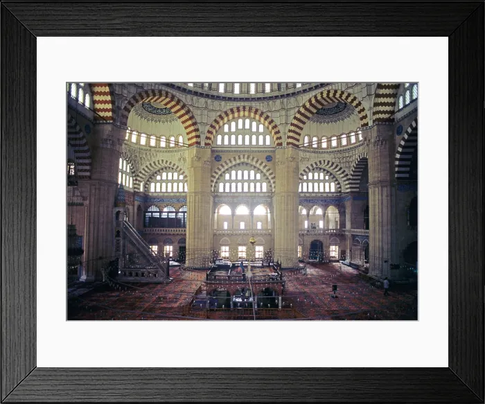 Framed Print : Selimye Cami (Mosque of Selim), by Mimar Sinan, 1568 - 1575, 16th Century, - Turkey, Edirne, Selimye Cami (Mosque of Selim). View All Selimye Cami, Mosque of Selim, interior Framed Print : Selimye Cami (Mosque of Selim), by Mimar Sinan, 1568 - 1575, 16th Century, - Turkey, Edirne, Selimye Cami (Mosque of Selim). View All Selimye Cami, Mosque of Selim, interior