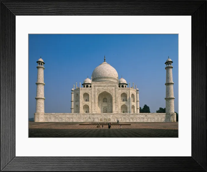 Framed Print : Taj Mahal, by Unknown Artist, 1632 - 1654, 17th Century, marble, - India, Uttar Pradesh, Agra, Agra, Taj Mahal