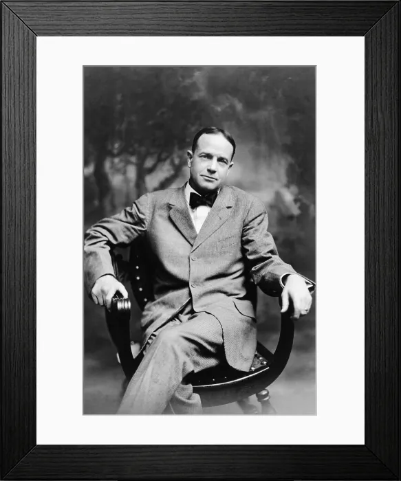Framed Print : Billy Sunday, Presbyterian evangelist in 1913, at the high of his popularity (BSLOC_2016_8_116)