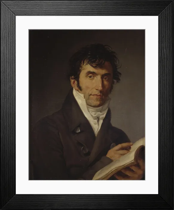 Framed Print : Portrait of the numismatic Gaetano Cattaneo, by Pelagius Palagi, 1810, 19th century, oil on canvas. - Italy, Lombardy, Milan, Civic Gallery of Modern Art - GAM Framed Print : Portrait of the numismatic Gaetano Cattaneo, by Pelagius Palagi, 1810, 19th century, oil on canvas. - Italy, Lombardy, Milan, Civic Gallery of Modern Art - GAM