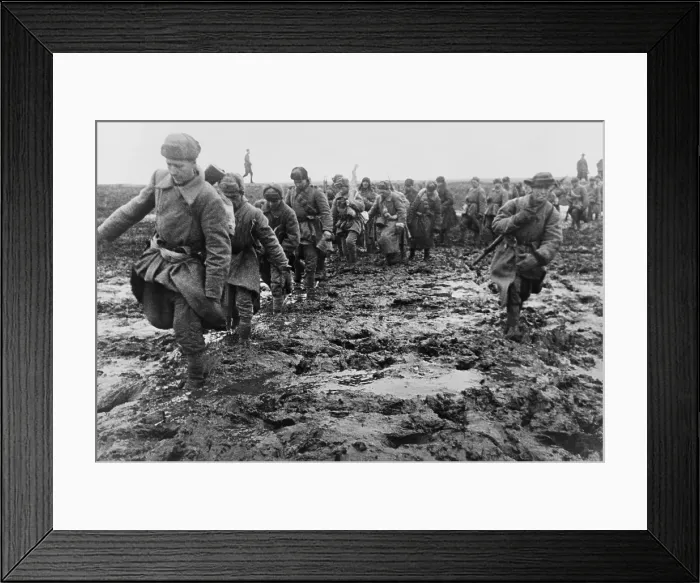 Framed Print : Soviet (Russian) soldiers marching through a muddy field near Odessa. Ca. 1944. World War 2 photograph by Georgi Zelma. (BSLOC_2014_8_26) Framed Print : Soviet (Russian) soldiers marching through a muddy field near Odessa. Ca. 1944. World War 2 photograph by Georgi Zelma. (BSLOC_2014_8_26)