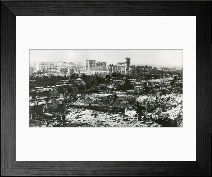 Framed Print : Stalingrad after the first months of the German attack, Nov. 1942 after two months of battle Framed Print : Stalingrad after the first months of the German attack, Nov. 1942 after two months of battle