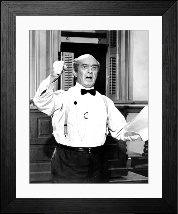 Framed Print : INHERIT THE WIND, Fredric March, 1960