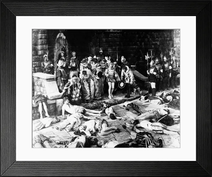 Framed Print : INTOLERANCE, St. Bartholomew's Day Massacre, 1916 Framed Print : INTOLERANCE, St. Bartholomew's Day Massacre, 1916