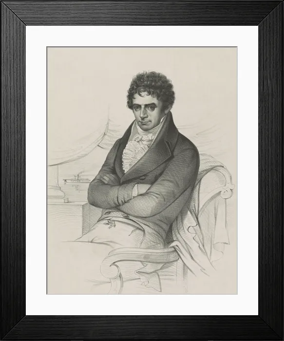 Framed Print : Robert Fulton, was the inventor credited with developing a commercially successful steamboat, Clermont Framed Print : Robert Fulton, was the inventor credited with developing a commercially successful steamboat, Clermont