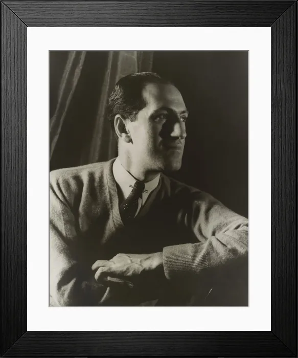 Framed Print : George Gershwin, American composer, portrait by Carl Van Vechten, March 28, 1937 Framed Print : George Gershwin, American composer, portrait by Carl Van Vechten, March 28, 1937