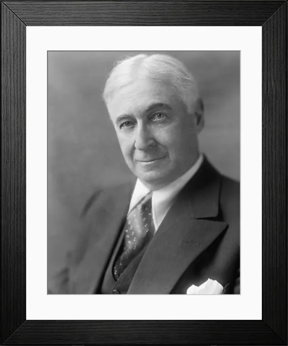Framed Print : Bernard Baruch in the 1920s after he left Wall Street to become a public figure. He advised Presidents Wilson and Roosevelt during both World Wars (BSLOC_2016_8_14) Framed Print : Bernard Baruch in the 1920s after he left Wall Street to become a public figure. He advised Presidents Wilson and Roosevelt during both World Wars (BSLOC_2016_8_14)