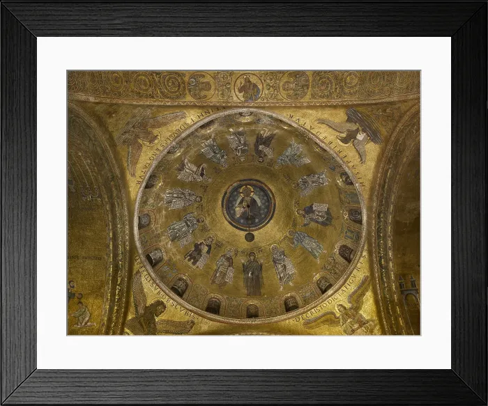 Framed Print : St Marks Basilica, Venice, by Unknown Artist, 10th Century, - Italy, Veneto, Venice, San Marco Basilica. Overall view. Emmanuel dome Framed Print : St Marks Basilica, Venice, by Unknown Artist, 10th Century, - Italy, Veneto, Venice, San Marco Basilica. Overall view. Emmanuel dome