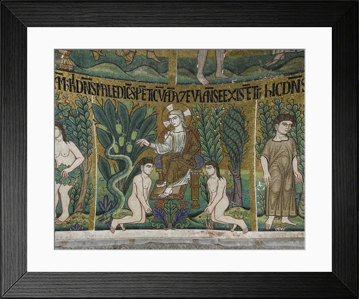 Framed Print : St Marks Basilica, Venice, by Unknown Artist, 10th Century, - Italy, Veneto, Venice, San Marco Basilica. Detail. Dome of the Creation Framed Print : St Marks Basilica, Venice, by Unknown Artist, 10th Century, - Italy, Veneto, Venice, San Marco Basilica. Detail. Dome of the Creation