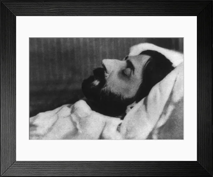 Framed Print : Marcel Proust on his death bed in 1922 Framed Print : Marcel Proust on his death bed in 1922