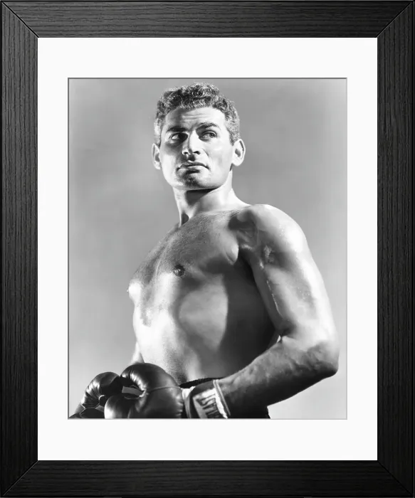 Framed Print : IRON MAN, Jeff Chandler, 1951