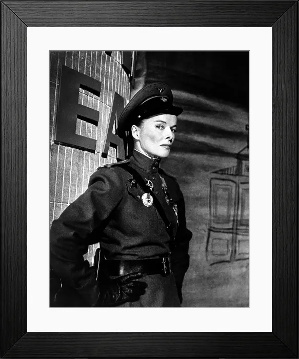 Framed Print : THE IRON PETTICOAT, Katharine Hepburn, 1956 Framed Print : THE IRON PETTICOAT, Katharine Hepburn, 1956