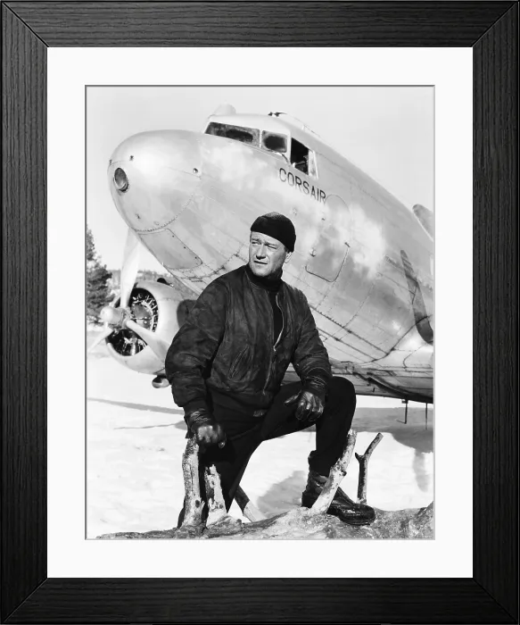 Framed Print : ISLAND IN THE SKY, John Wayne, 1953