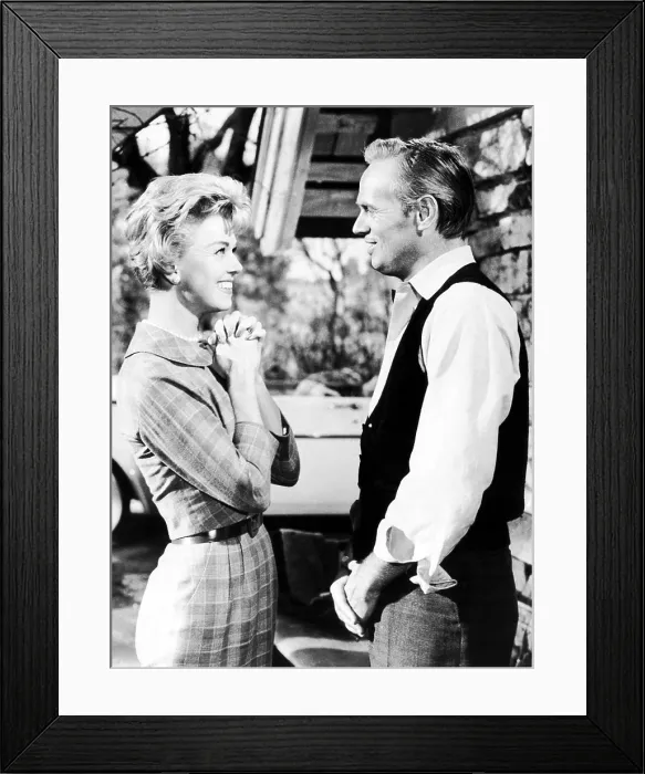 Framed Print : THE TUNNEL OF LOVE, from left: Doris Day, Richard Widmark, 1958