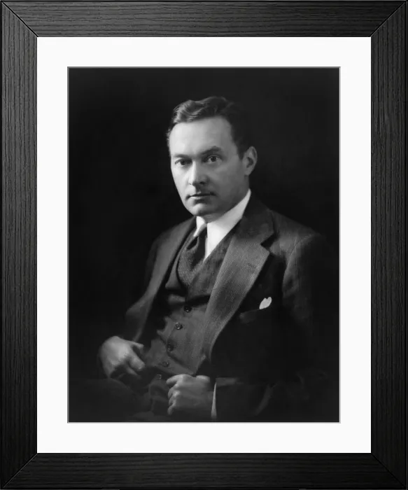 Framed Print : Walter Lippmann public intellectual, writer, and reporter, ca. 1930