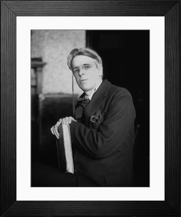 Framed Print : William Butler Yeats, Irish poet awarded the 1923 Nobel Prize in Literature (BSLOC_2016_8_146)