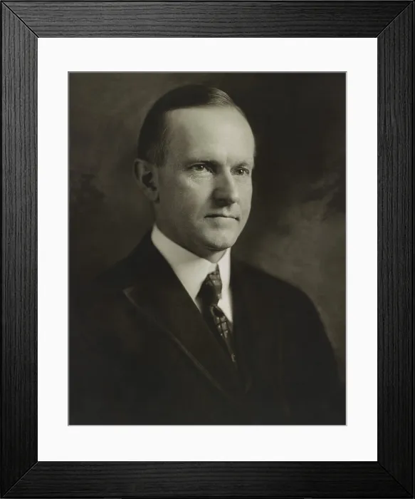 Framed Print : Gov. Calvin Coolidge of Massachusetts in 1920 as Republican nominee for Vice President. Photo by John H. Garo, Boston (BSLOC_2016_8_58) Framed Print : Gov. Calvin Coolidge of Massachusetts in 1920 as Republican nominee for Vice President. Photo by John H. Garo, Boston (BSLOC_2016_8_58)