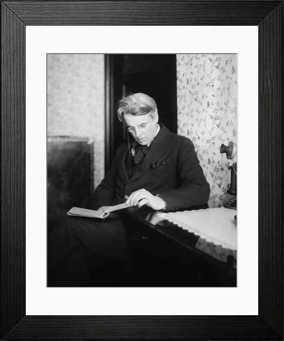 Framed Print : William Butler Yeats, Anglo-Irish poet, ca. 1925 (BSLOC_2016_8_147)