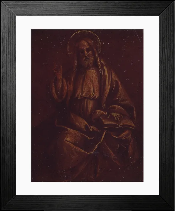 Framed Print : Saint John the Evangelist (San Giovanni Evangelista), by Gaudenzio Ferrari, 1495-1546, 15th-16th Century, oil on panel - Italy, Lombardy, Milan, Sforzesco Castle