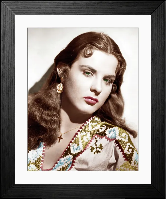 Framed Print : CAPTAIN FROM CASTILE, Jean Peters, 1947. 20th Century-Fox Film Corporation, TM & Copyright / courtesy Everett Collection Framed Print : CAPTAIN FROM CASTILE, Jean Peters, 1947. 20th Century-Fox Film Corporation, TM & Copyright / courtesy Everett Collection