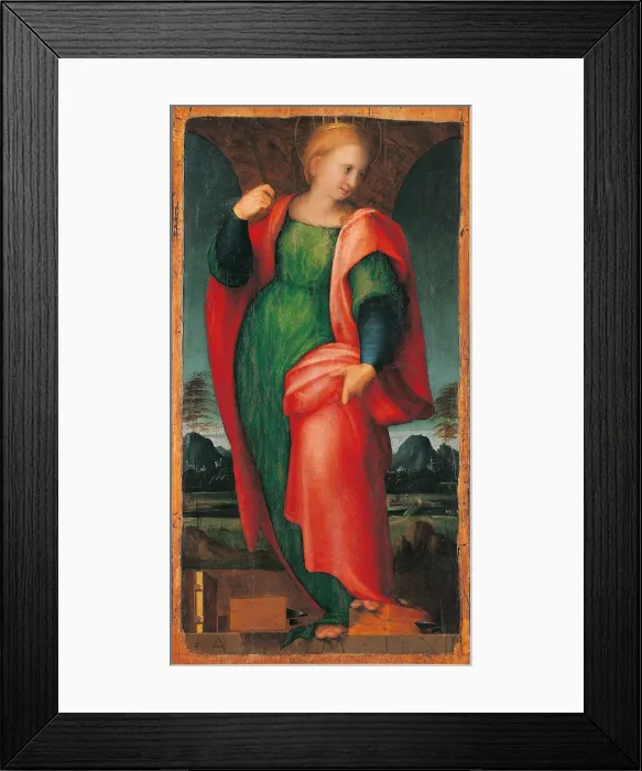 Framed Print : St Catherine of Alexandria, by Jacopo Carrucci know as Pontormo, 1512, 16th Century, oil on panel, cm 98, 5 x 50 - Italy, Tuscany, Florence, Uffizi gallery. All Framed Print : St Catherine of Alexandria, by Jacopo Carrucci know as Pontormo, 1512, 16th Century, oil on panel, cm 98, 5 x 50 - Italy, Tuscany, Florence, Uffizi gallery. All