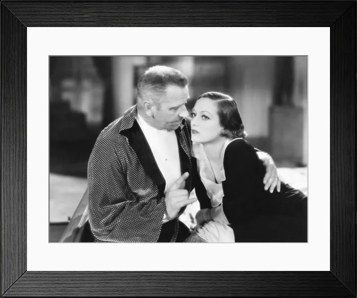 Framed Print : GRAND HOTEL, from left, Wallace Beery, Joan Crawford, 1932