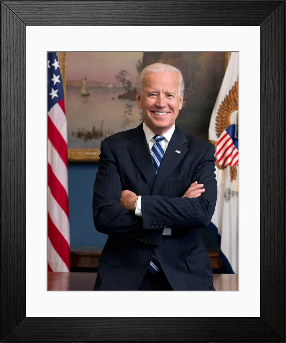 Framed Print : Vice President Joe Biden in his official second portrait of Jan. 10, 2013 Framed Print : Vice President Joe Biden in his official second portrait of Jan. 10, 2013