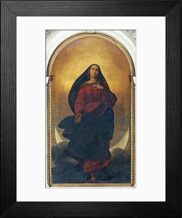 Framed Print : Molmenti Pompeo Marino, Immaculate Conception, 1854, 19th Century, canvas, Italy, Veneto, Malo, Vicenza, Cathedral, (619222) Everett CollectionMondadori Portfolio**US SALES ONLY**