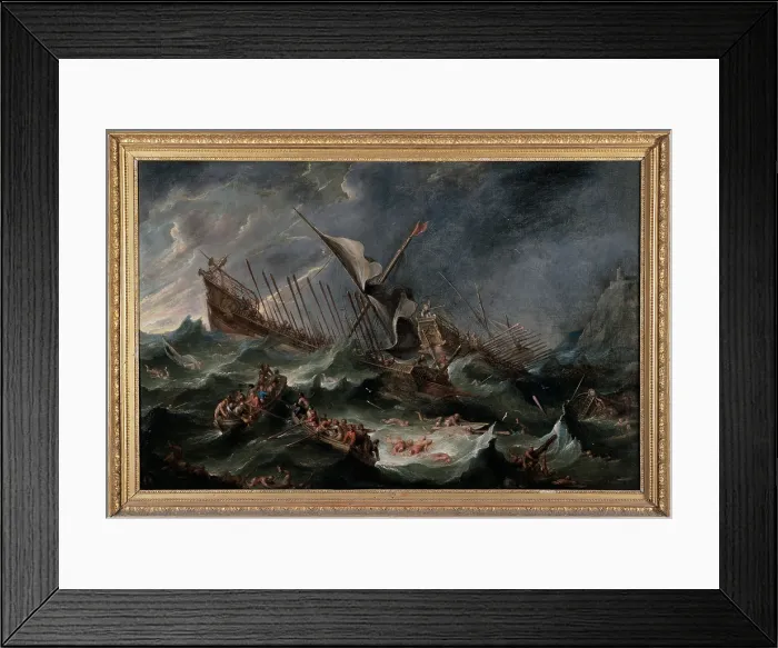 Framed Print : Wael Cornelis de, Shipwreck, 1650, 17th Century, oil on canvas, Italy, Liguria, Genoa, Private collection (620062) Everett CollectionMondadori Portfolio**US SALES ONLY** Framed Print : Wael Cornelis de, Shipwreck, 1650, 17th Century, oil on canvas, Italy, Liguria, Genoa, Private collection (620062) Everett CollectionMondadori Portfolio**US SALES ONLY**