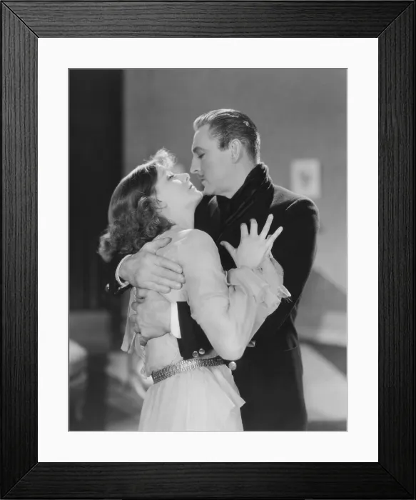 Framed Print : GRAND HOTEL, from left: Greta Garbo, John Barrymore, 1932