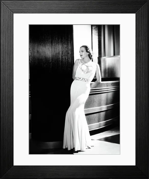 Framed Print : GRAND HOTEL, Joan Crawford, in a gown by Adrian, 1932 Framed Print : GRAND HOTEL, Joan Crawford, in a gown by Adrian, 1932
