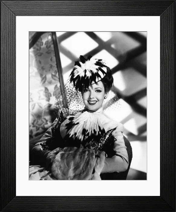 Framed Print : THE GREAT JOHN L. Linda Darnell, 1945