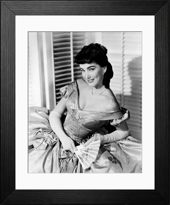Framed Print : THE MISSISSIPPI GAMBLER, Julie Adams, 1953