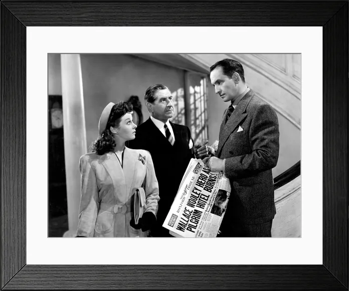 Framed Print : I MARRIED A WITCH, Susan Hayward, Robert Warwick, Fredric March, 1942