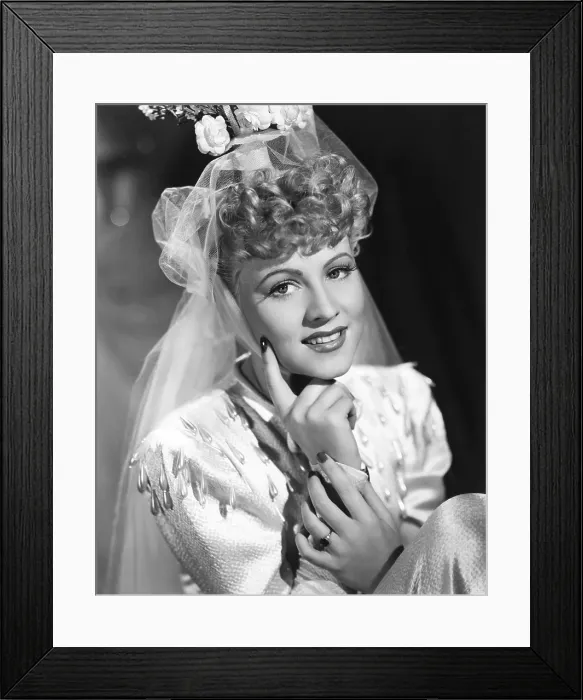 Framed Print : I MARRIED AN ANGEL, Anne Jeffreys, 1942 Framed Print : I MARRIED AN ANGEL, Anne Jeffreys, 1942