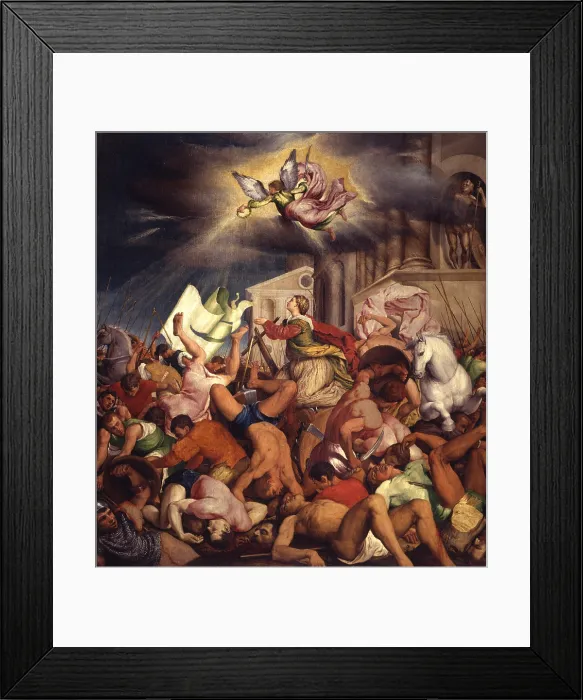 Framed Print : Martyrdom of Saint Catherine, by Jacopo Da Ponte also known as Jacopo Bassano, 1544, 16th Century, oil on canvas, 160 x 130 cm - Italy, Veneto, Bassano del Grappa Framed Print : Martyrdom of Saint Catherine, by Jacopo Da Ponte also known as Jacopo Bassano, 1544, 16th Century, oil on canvas, 160 x 130 cm - Italy, Veneto, Bassano del Grappa