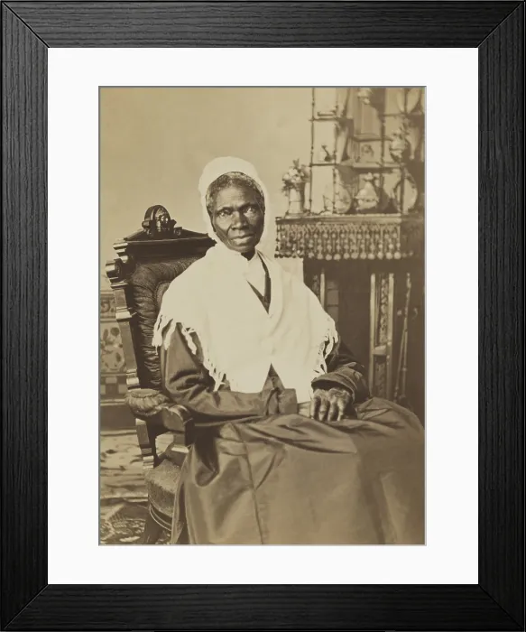 Framed Print : Sojourner Truth, was an African American evangelist, abolitionist, women's rights activist, and author