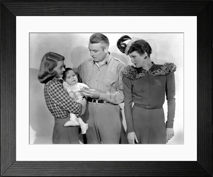 Framed Print : THE GREAT LIE, Bette Davis, George Brent, Mary Astor, 1941