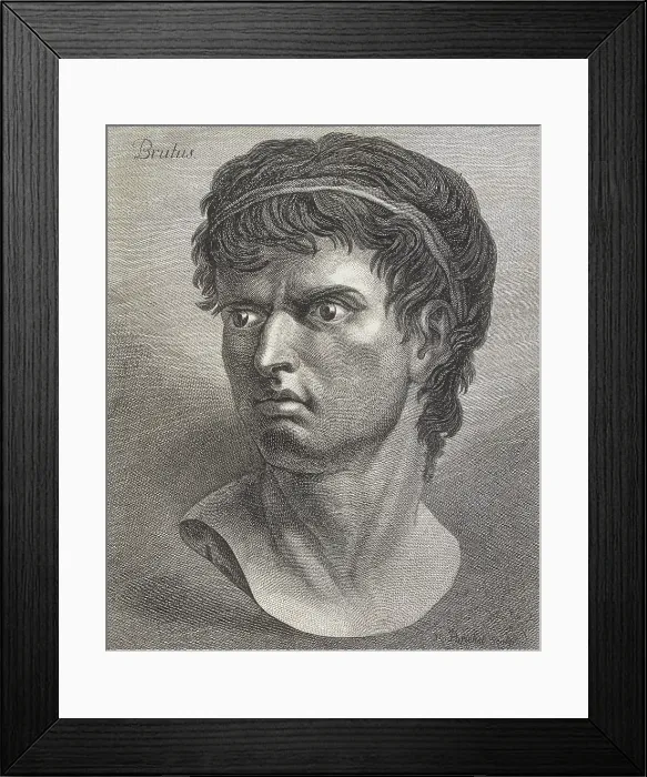 Framed Print : Essay on Physiognomy Intended to Show Man (Essai sur la phsyiognomonie destin faire connoitre l'Homme & le faire aimer), after Johann Kaspar Lavater, 1781 - 1803